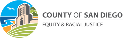 county of SD equity and racial justice logo