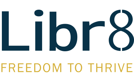 Libr8 logo