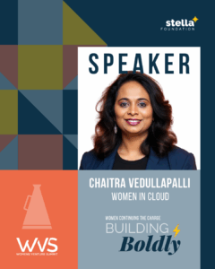 Chaitra Vedullapalli speaker graphic
